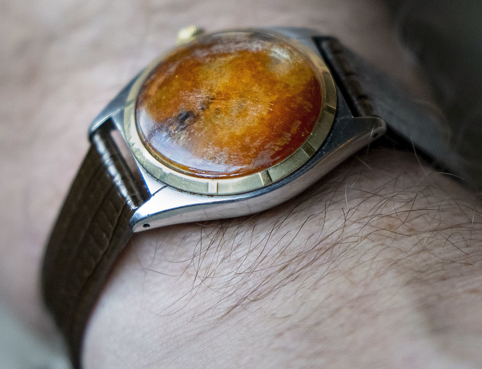 Erik Kirzinger receives his uncle's watch 67 years later